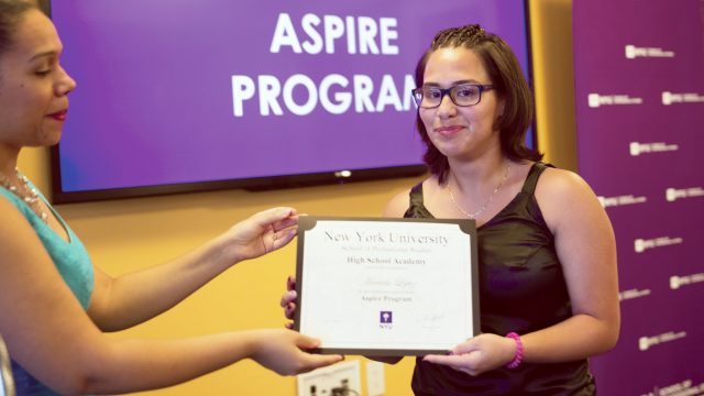 Mariela with Certificate