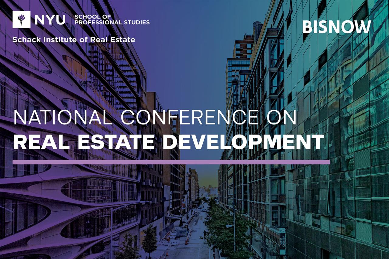 National Conference on real Estate Development banner