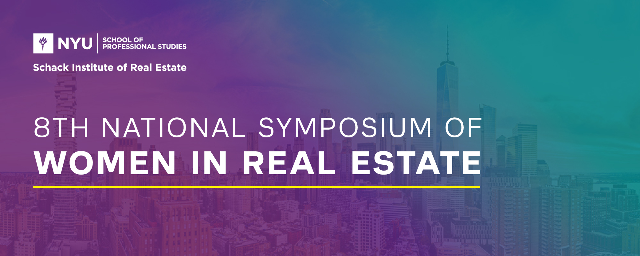 8th National Symposium of Women in Real Estate banner