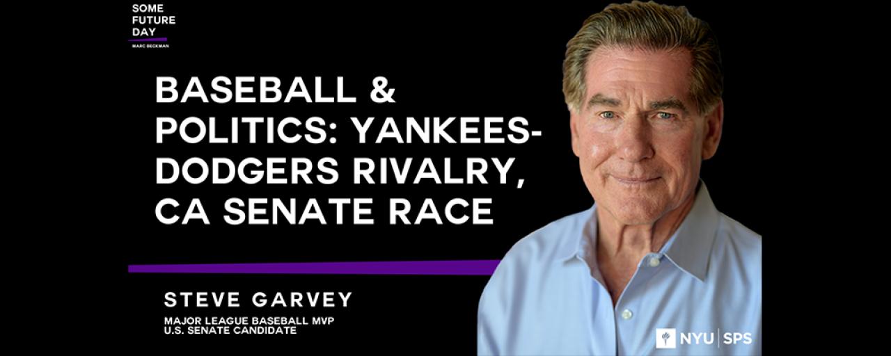 Baseball & Politics: Yankees-Dodgers Rivalry, CA Senate Race - Steve Garvey, Major League Baseball MVP, U.S. Senate Candidate