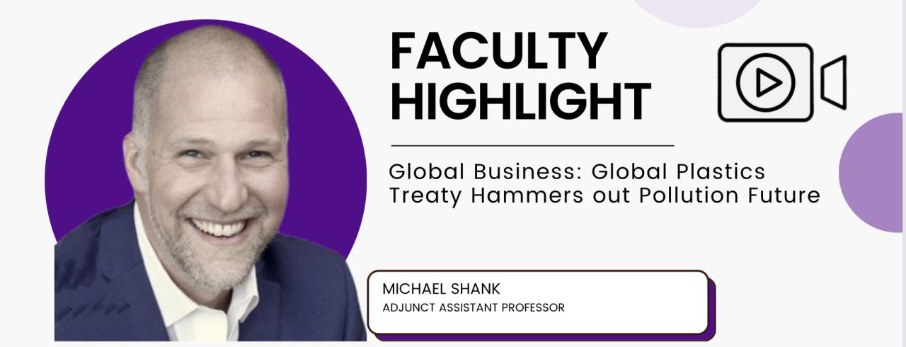 Michael Shank CGTN Interview on Plastic Treaty