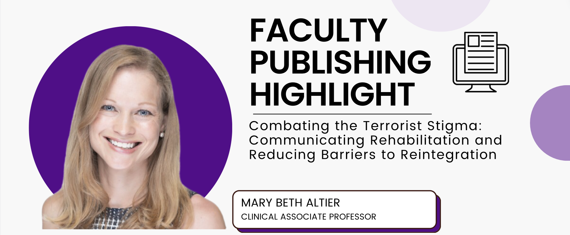 Mary Altier article