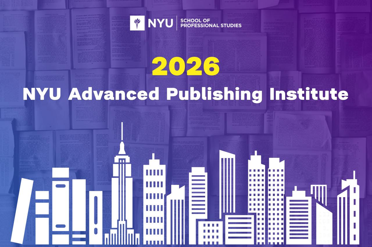 2026 NYU Advanced Publishing Institute