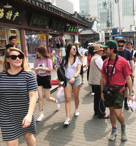 NYU SPS students participate in a global field intensive in Shanghai.