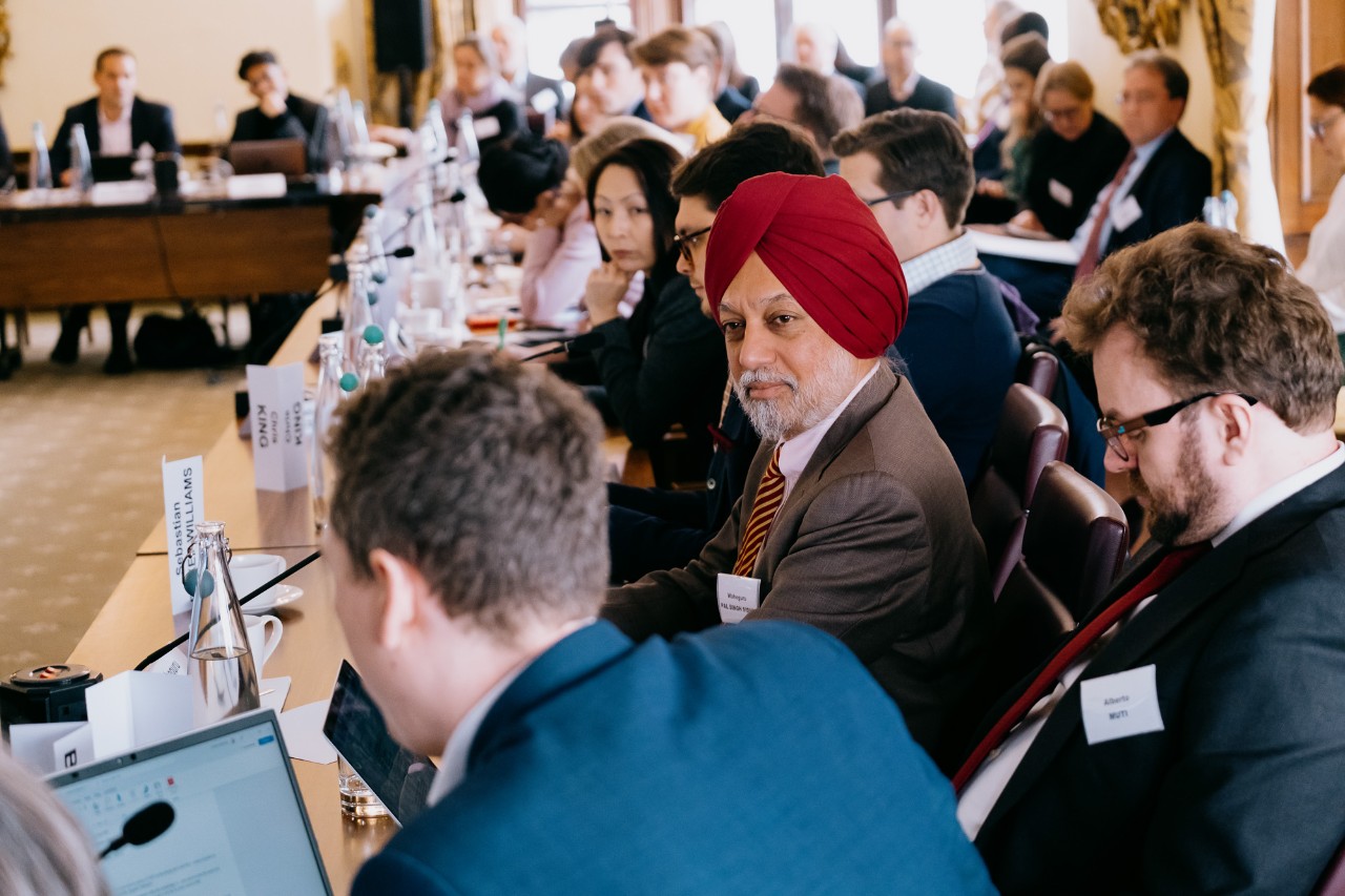 Dr. Sidhu at the Wilton Park Conference
