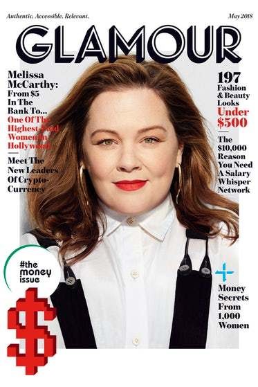 Glamour magazine cover of Melissa McCarthy