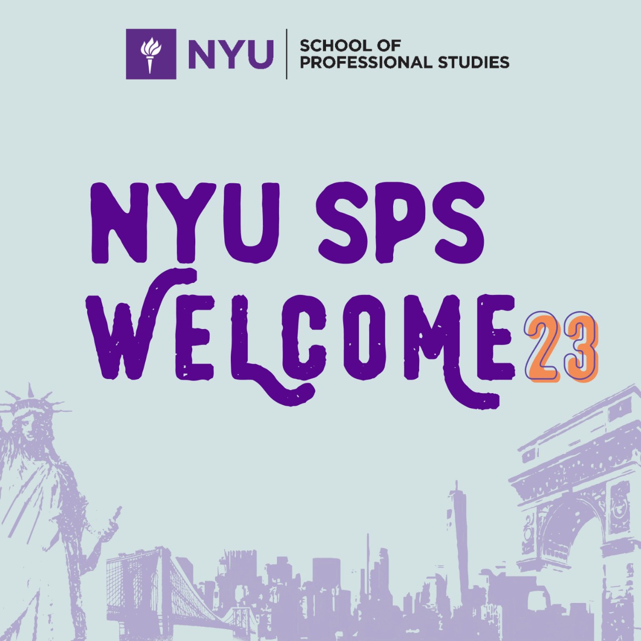 NYU SPS Welcome 2023 image
