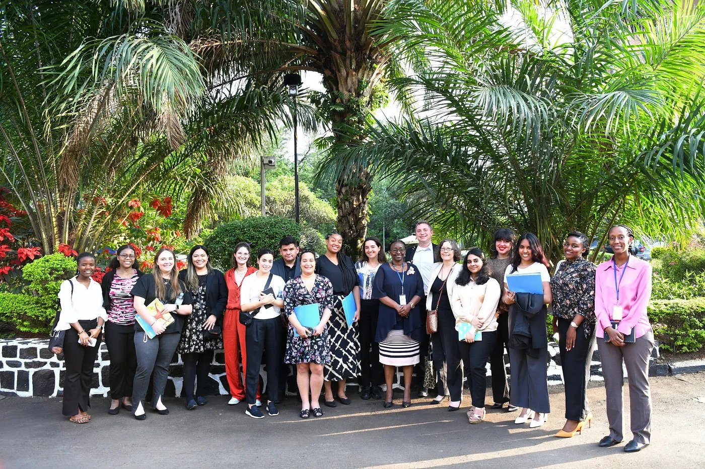 New York University students meet with representatives of UN Women